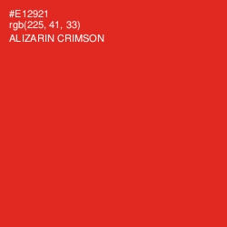 #E12921 - Alizarin Crimson Color Image